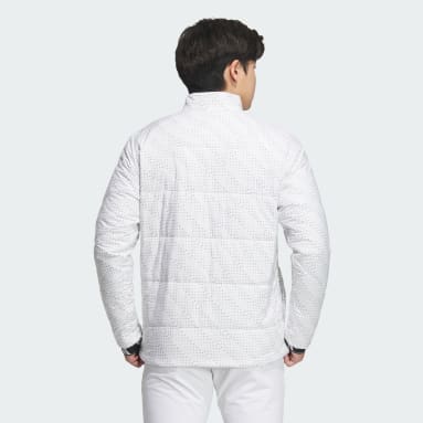 Nam Đánh Gôn Áo Khoác Phao Dài Tay Khóa Kéo Graphic