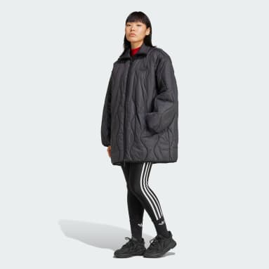 퀼티드 미드 재킷