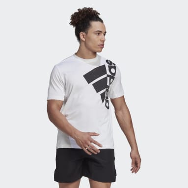 T-shirt de training Big Badge of Sport Blanc Hommes Fitness Et Training