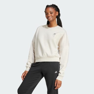Adidas crew neck jumper womens online