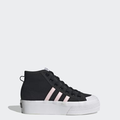 Sapatilhas de Plataforma Nizza Mid Preto Criança Originals