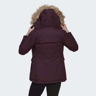Utilitas Hooded Parkas Rød