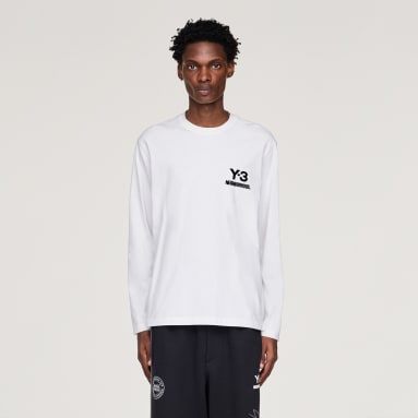 Y-3 NBHD LOGO LONG SLEEVE TEE