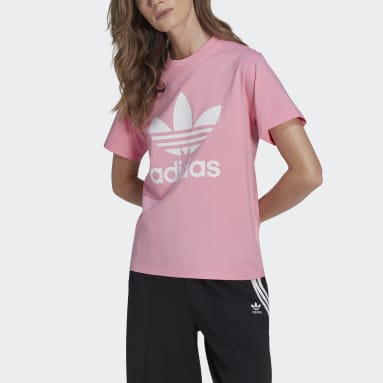 Kvinder Originals Pink Adicolor Classics Trefoil T-shirt