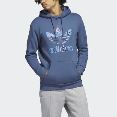 Men's Blue Hoodies & Sweatshirts | adidas