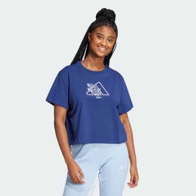 Tech Illustrate Graphic Loose Fit Crop Tee