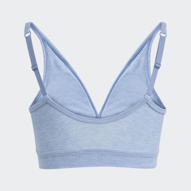 Women Originals Multi Adicolor Flex Ribbed Cotton Two-Ply Plunge Brami