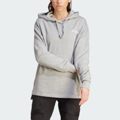 Camisola com Capuz TERREX Cinzento Mulher TERREX