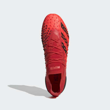 Guayos Predator Freak.1 Terreno Blando Rojo Hombre Fútbol