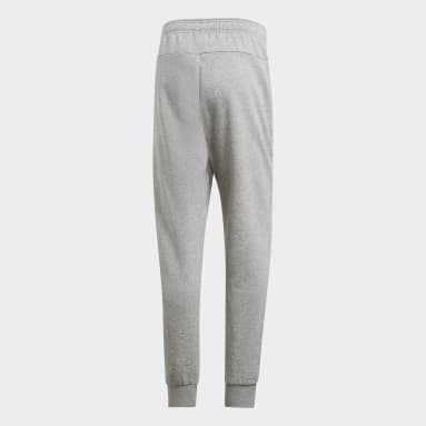 Pantalón Essentials Plain Pierna Cónico con Puño Ajustado Plomo Hombre Sportswear