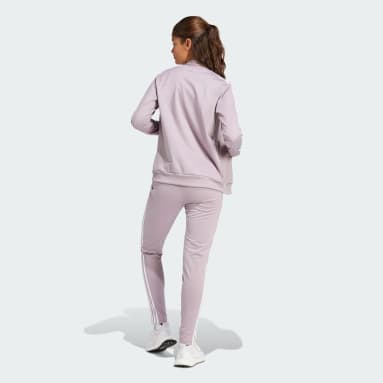 Women Sportswear Purple Essentials 3-Stripes Track Suit