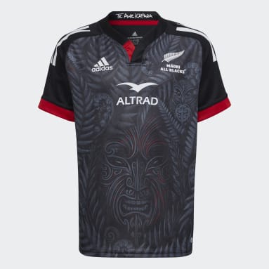 Maori All Blacks Rugby Replica Hjemmetrøye Svart
