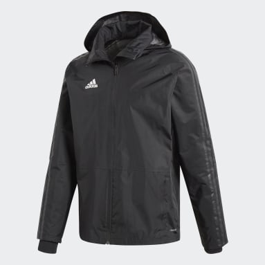 Men's Soccer Black Condivo 18 Storm Jacket