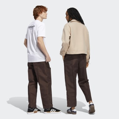 Pintuck Bukse (unisex) Brun