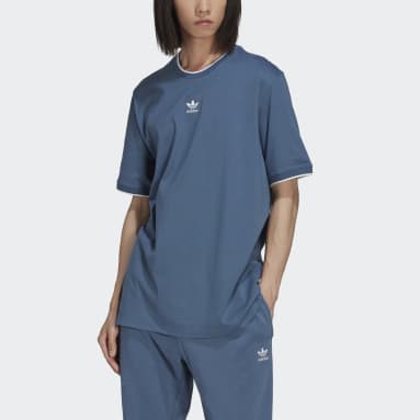 T-shirt adidas Rekive Azul Homem Originals
