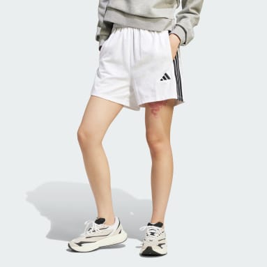 Essentials 3-Stripes Cotton Shorts