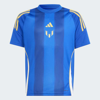 Youth 8-16 Years Soccer Blue Pitch 2 Street Messi Training Jersey Kids
