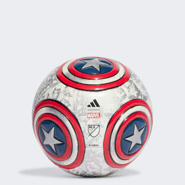 Soccer White Marvel MLS Captain America Mini Ball