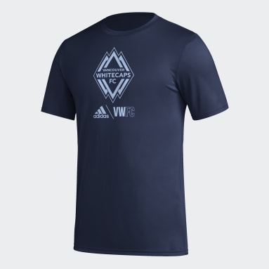 T-shirt Whitecaps Pre-Game Bleu Hommes Soccer