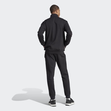 Männer Sportswear Basic 3-Streifen Trainingsanzug Schwarz