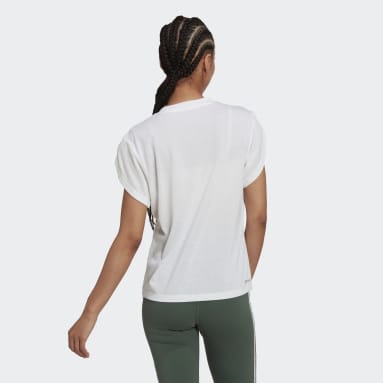 Camiseta AEROREADY Made for Training Floral Blanco Mujer Gimnasio Y Entrenamiento