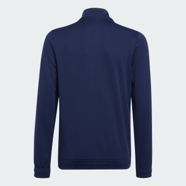 Kinder Fußball Entrada 22 Trainingsjacke Blau