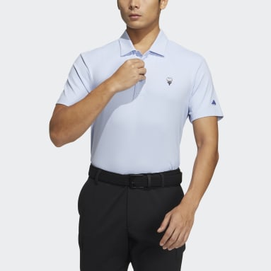 남성 Golf Blue 베이직 폴로 셔츠