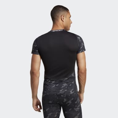 T-shirt imprimé intégral Techfit Training noir Hommes Training Et Fitness