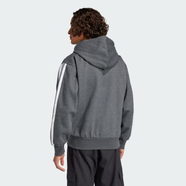 Essentials 3-Stripes Fleece Hoodie