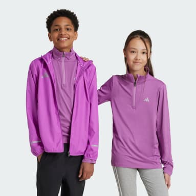 Maglia da allenamento AEROREADY 1/2-Zip Long Sleeve Junior