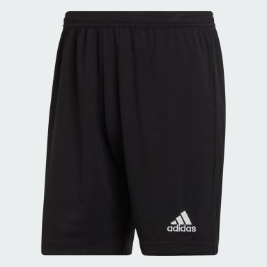 Men's Soccer Black Entrada 22 Shorts