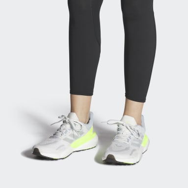 Women Running White Solarboost 5 Shoes