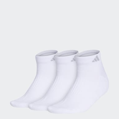 Women Training White Cushioned Low-Cut Socks 3 Pairs