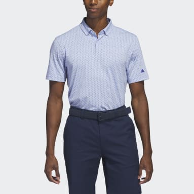 Men's Golf Blue Go-To Print Golf Polo Shirt