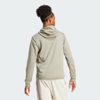 Men's Sportswear Green Essentials Hybrid Down Hooded Jacket