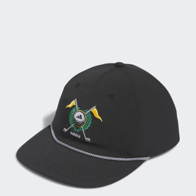 Casquette à cinq panneaux Retro Noir Hommes Golf