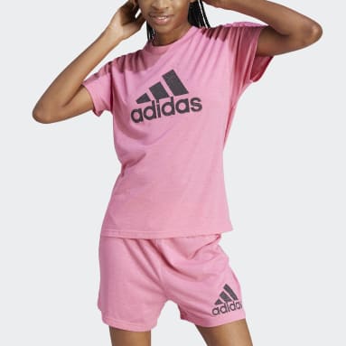 ผู้หญิง Sportswear สีชมพู เสื้อยืด Future Icons Winners 3.0
