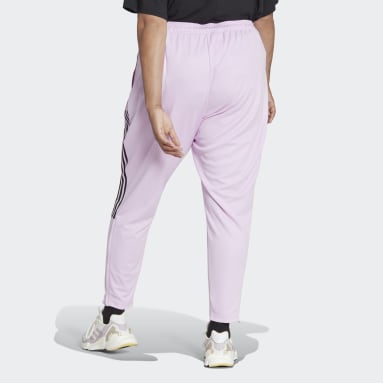 Women's Soccer Purple Tiro Track Pants (Plus Size)
