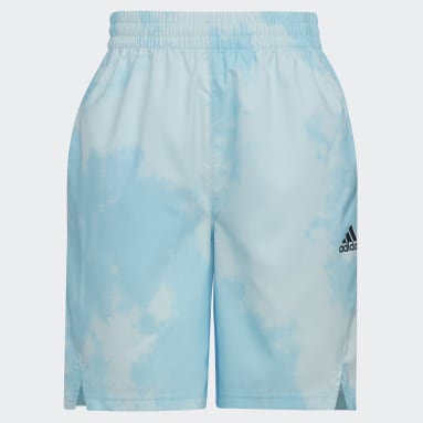 Youth Training Blue Axis Woven Shorts