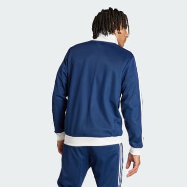 Men Originals Blue Adicolor Classics Beckenbauer Track Jacket