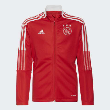 Kids Football Red Ajax Amsterdam Tiro Track Jacket