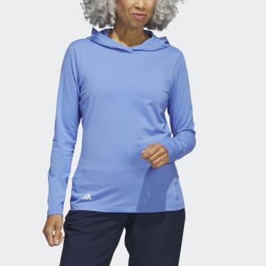 Sudadera con Gorro de Golf Performance Azul Mujer Golf