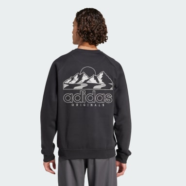 Mikina Winter Resort Mountain Graphic Fleece Crewneck