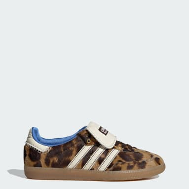 Originals Brun Wales Bonner Samba Pony Leo Low sko