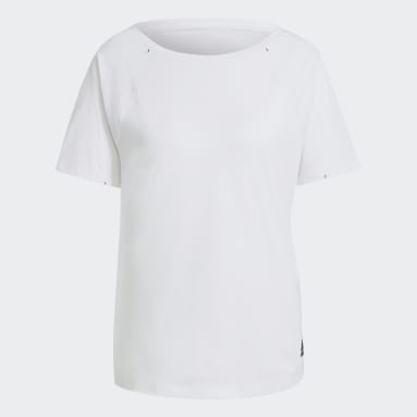Camiseta adidas Sportswear Loose-Fit Blanco Mujer Sportswear