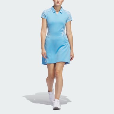 Women's Golf Blue Ultimate365 Short Sleeve Dress