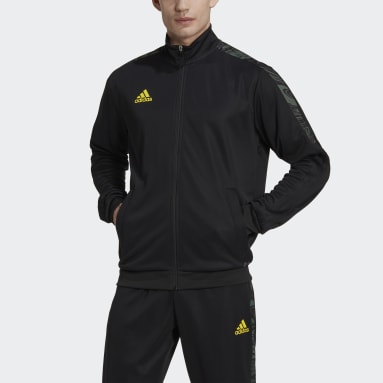 Tuta da jogging con cappuccio colore: giallo e nero da uomo Marca: adidasadidas Entrada 22 