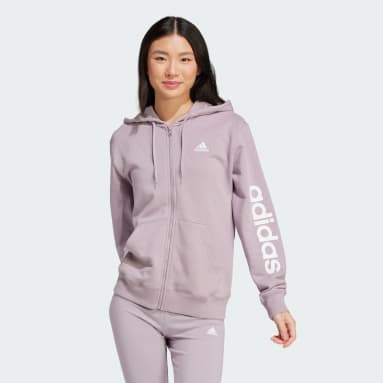 Felpa con cappuccio Essentials Linear Full-Zip French Terry