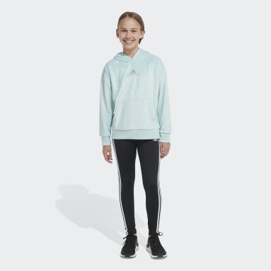 Youth Sportswear Green Cozy Fleece Pullover Hoodie