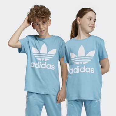 Kinder Originals Trefoil T-Shirt Blau
